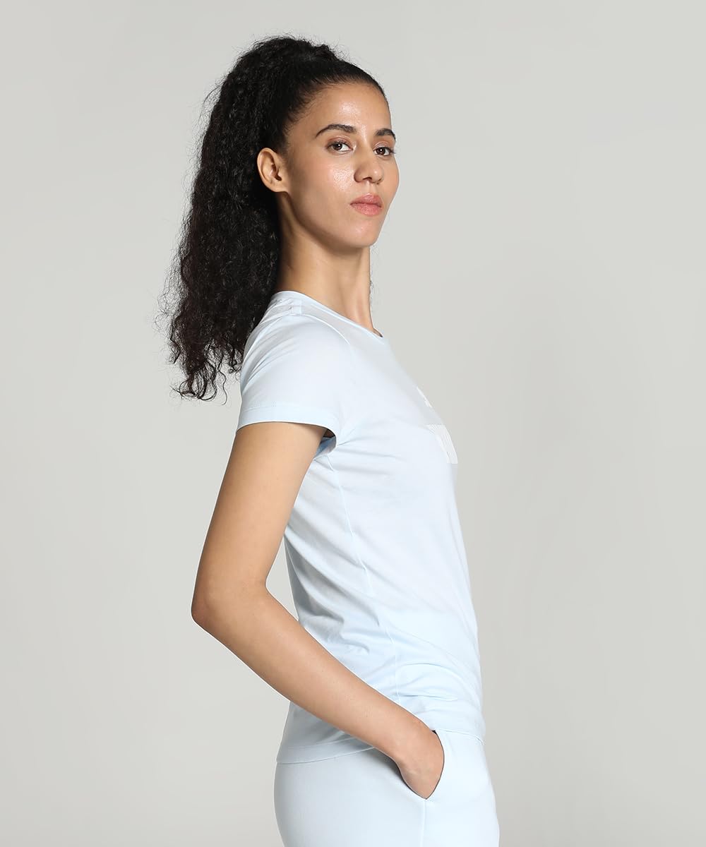 Puma Women's Solid Classic Fit T-Shirt
