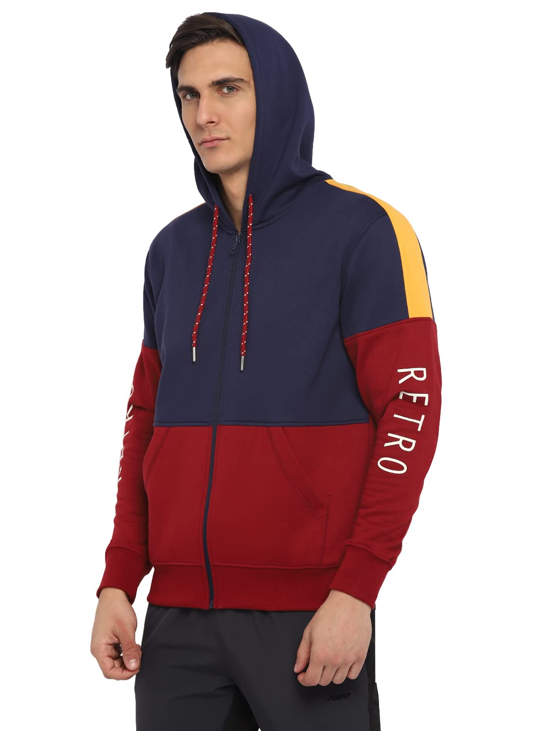 Buy Online Alan Jones Clothing Men's Cotton Blend Hooded Neck Hoodies