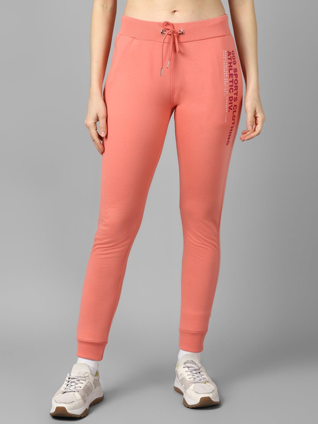 Alan Jones Clothing Women Printed Slim Fit Joggers Track Pants