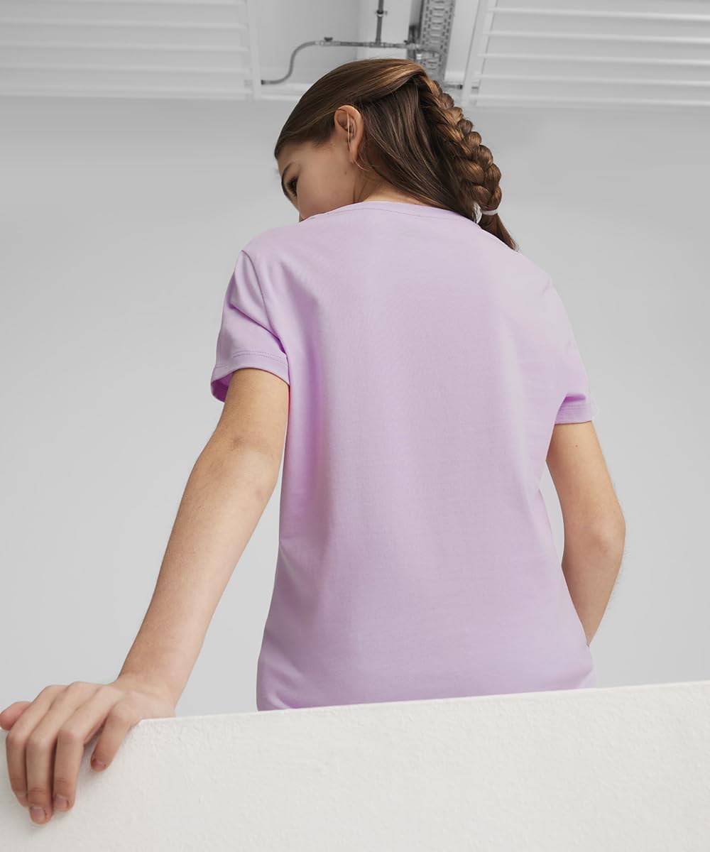 Puma Girl's Printed Regular Fit T-Shirt