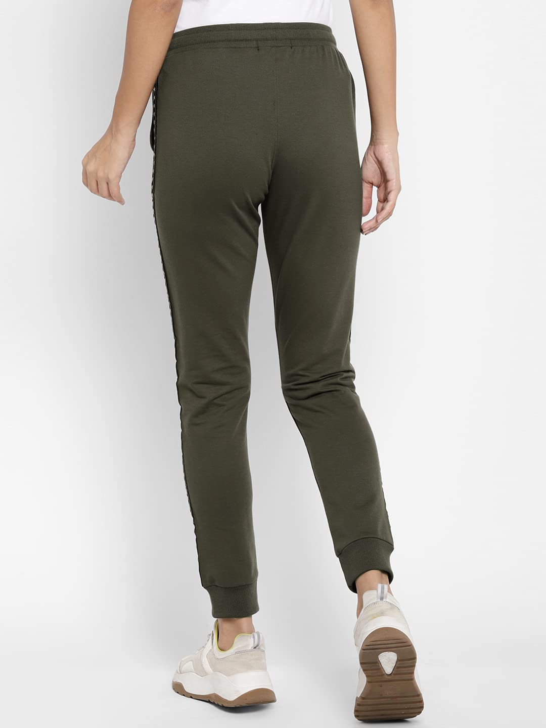 Alan Jones Clothing Women's Slim Fit Poly Cotton Track Pant