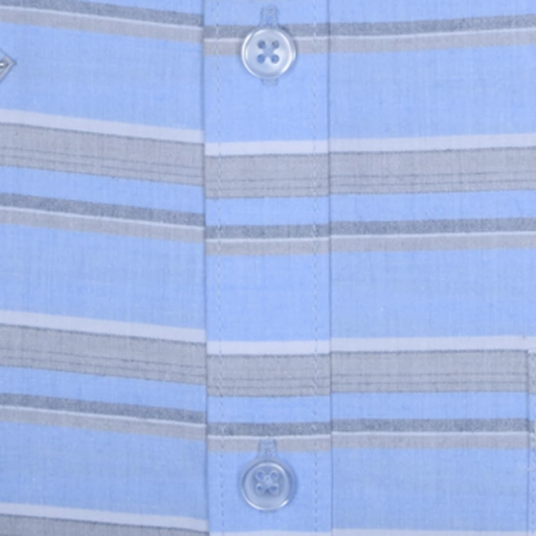 Accox Men's Cotton Striped Formal Shirt (B0CW6CND99)
