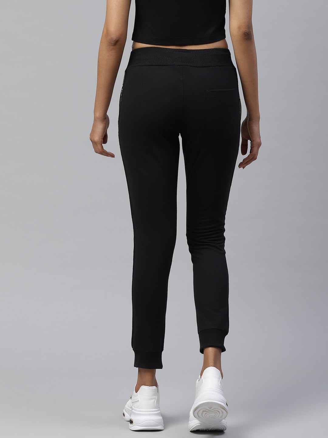 Alan Jones Clothing Women Solid Slim Fit Joggers Track Pants