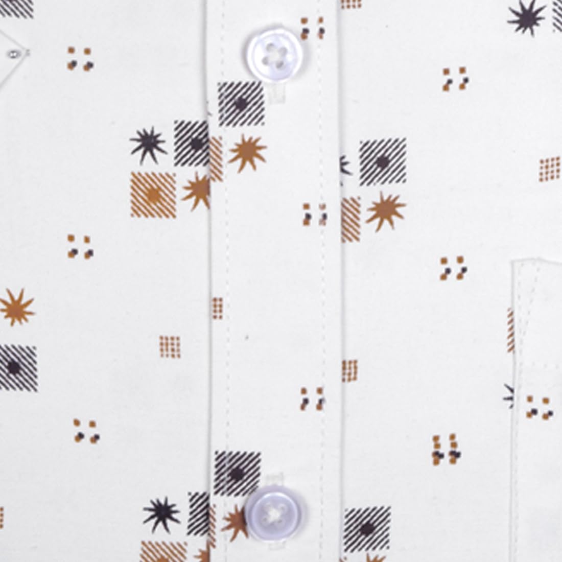 Accox Men's Cotton Printed Formal Shirt (B0D22W5JYK)