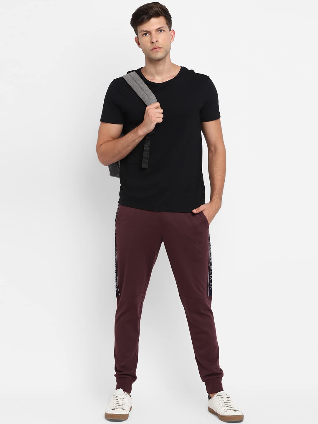 Alan Jones Clothing Men's Side Tape Joggers Track Pants