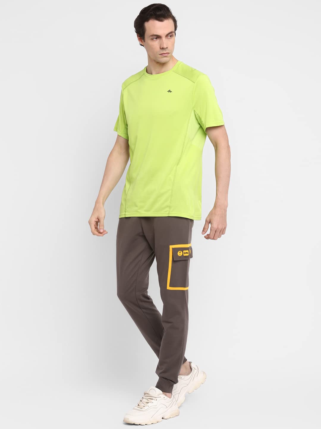 Alan Jones Clothing Men's Solid Cotton Joggers Track Pant