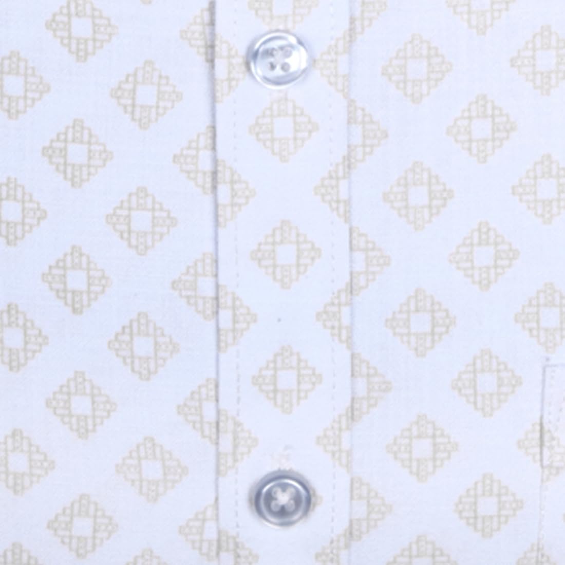 ACCOX Men's Breathable Cotton Linen Half Sleeves Regular Fit Printed Formal Shirt for Men (GCR268)