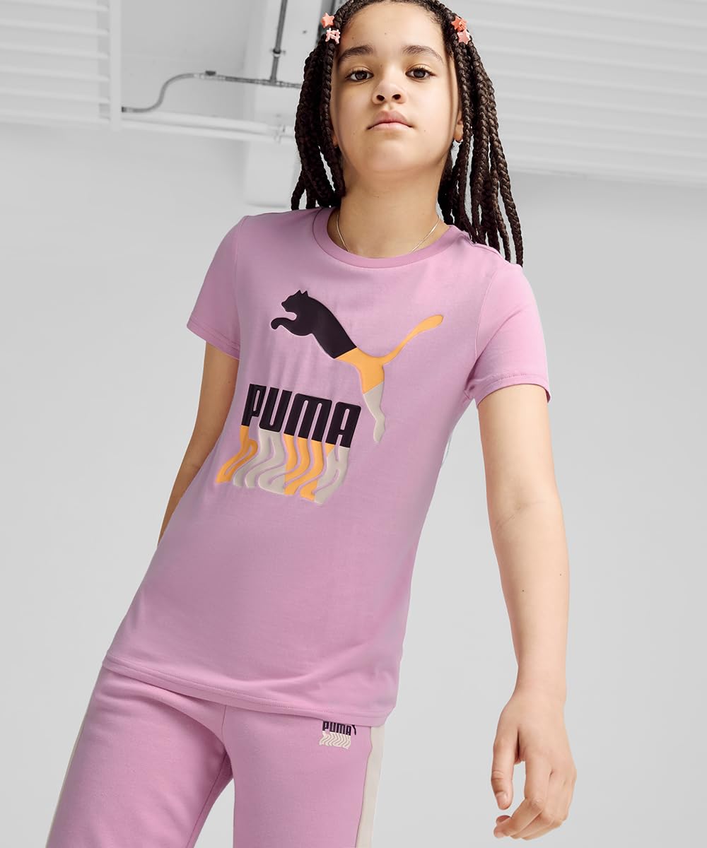 Puma Girl's Regular Fit T-Shirt