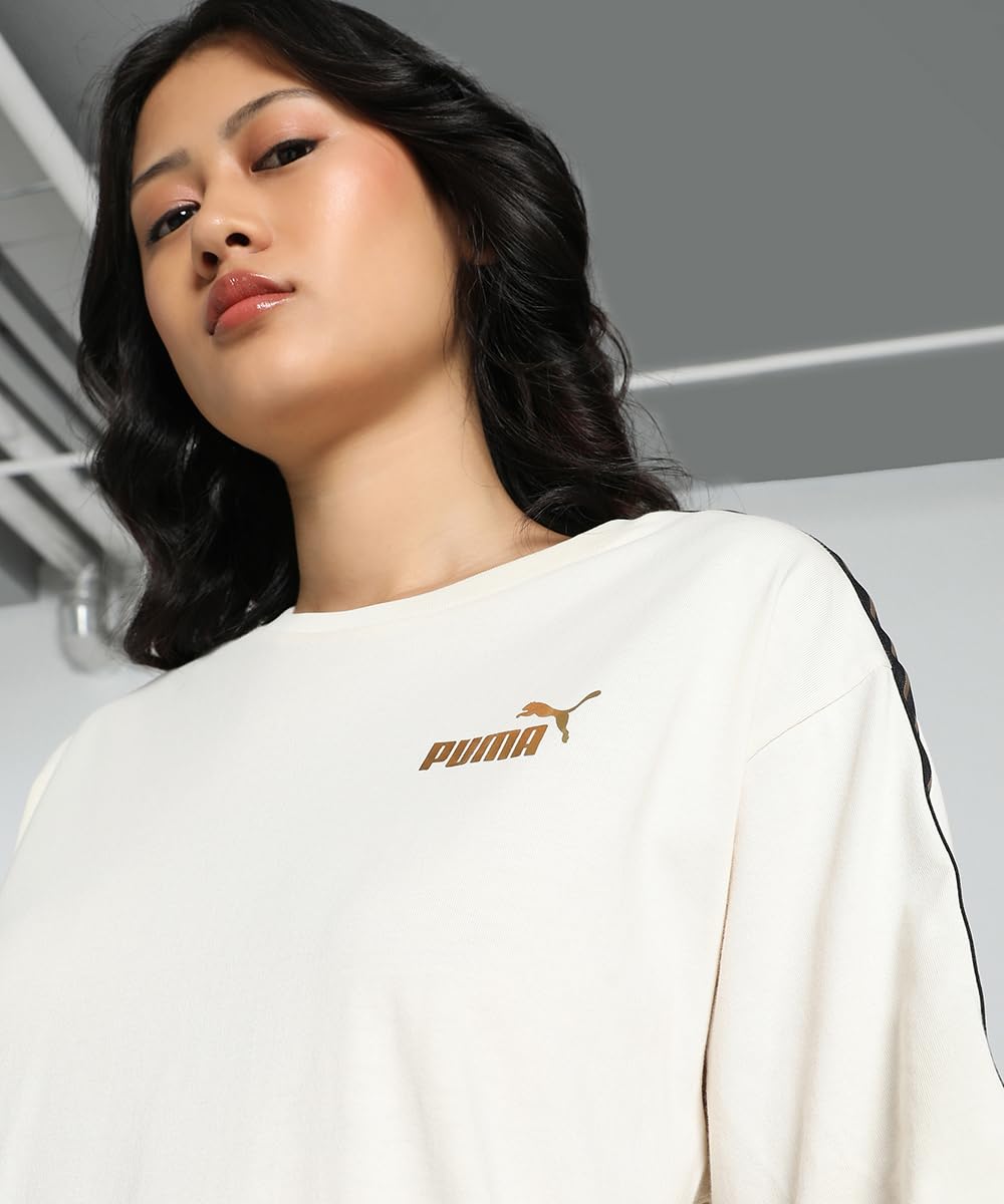 Puma Women's Solid Relaxed Fit T-Shirt