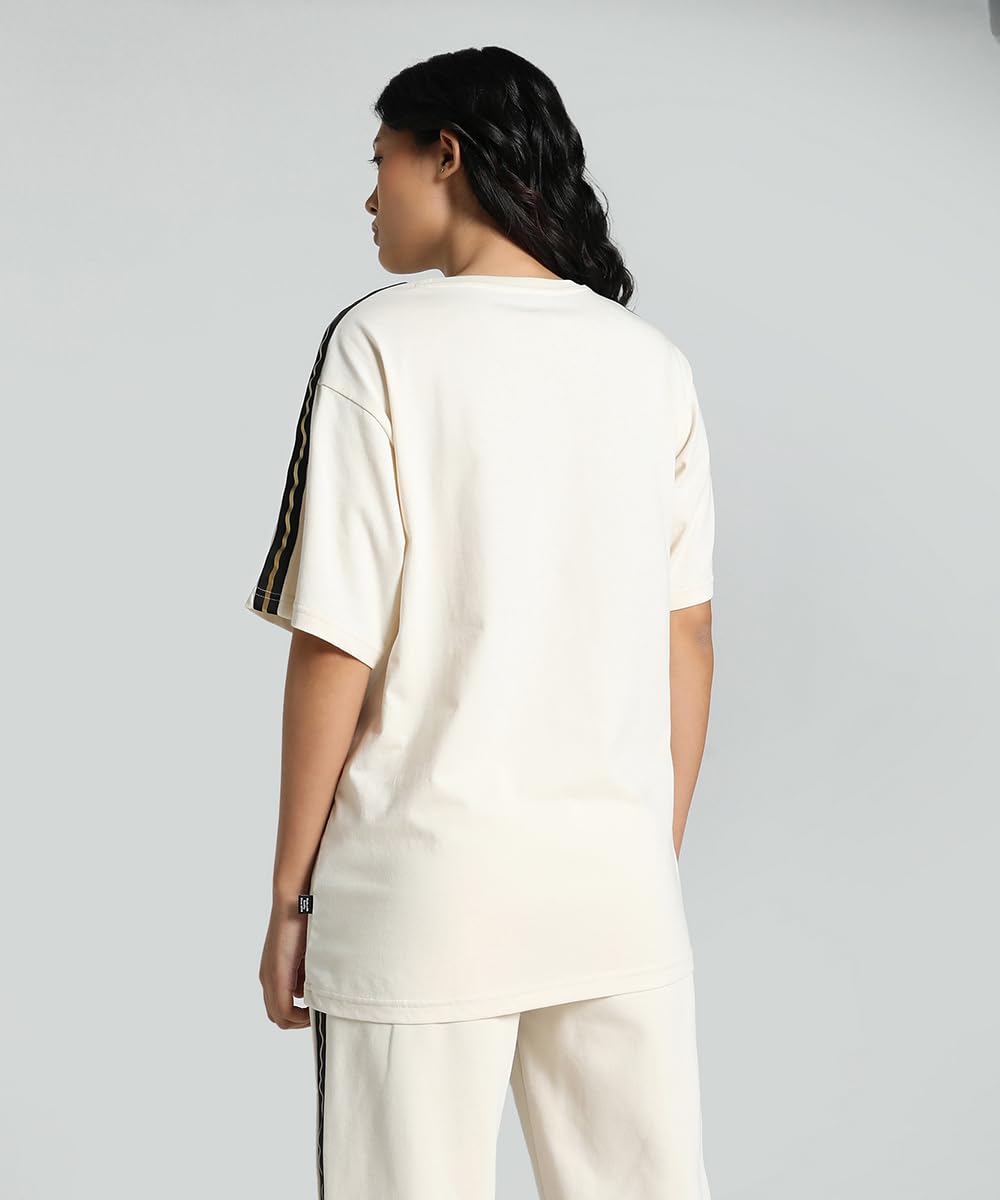 Puma Women's Solid Relaxed Fit T-Shirt