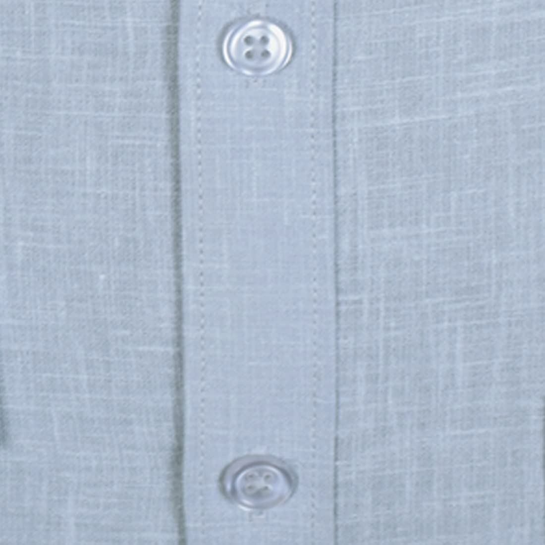 ACCOX Men's Long Full Sleeves Regular Fit Cotton Linen Formal Plain Shirts(GCR51)