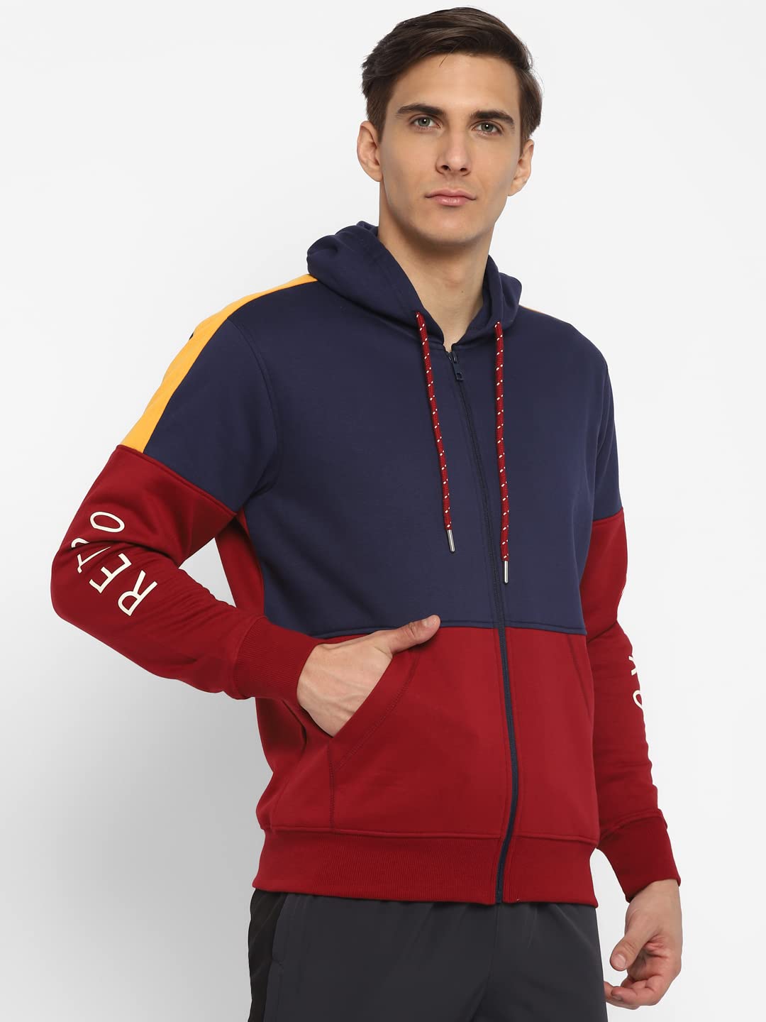 Alan Jones Clothing Men's Cotton Blend Hooded Neck Hoodies