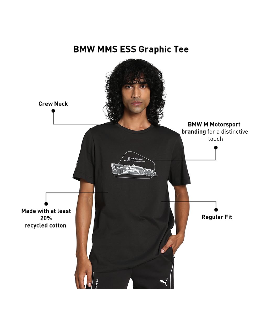 Puma Men's Graphic Print Regular Fit T-Shirt