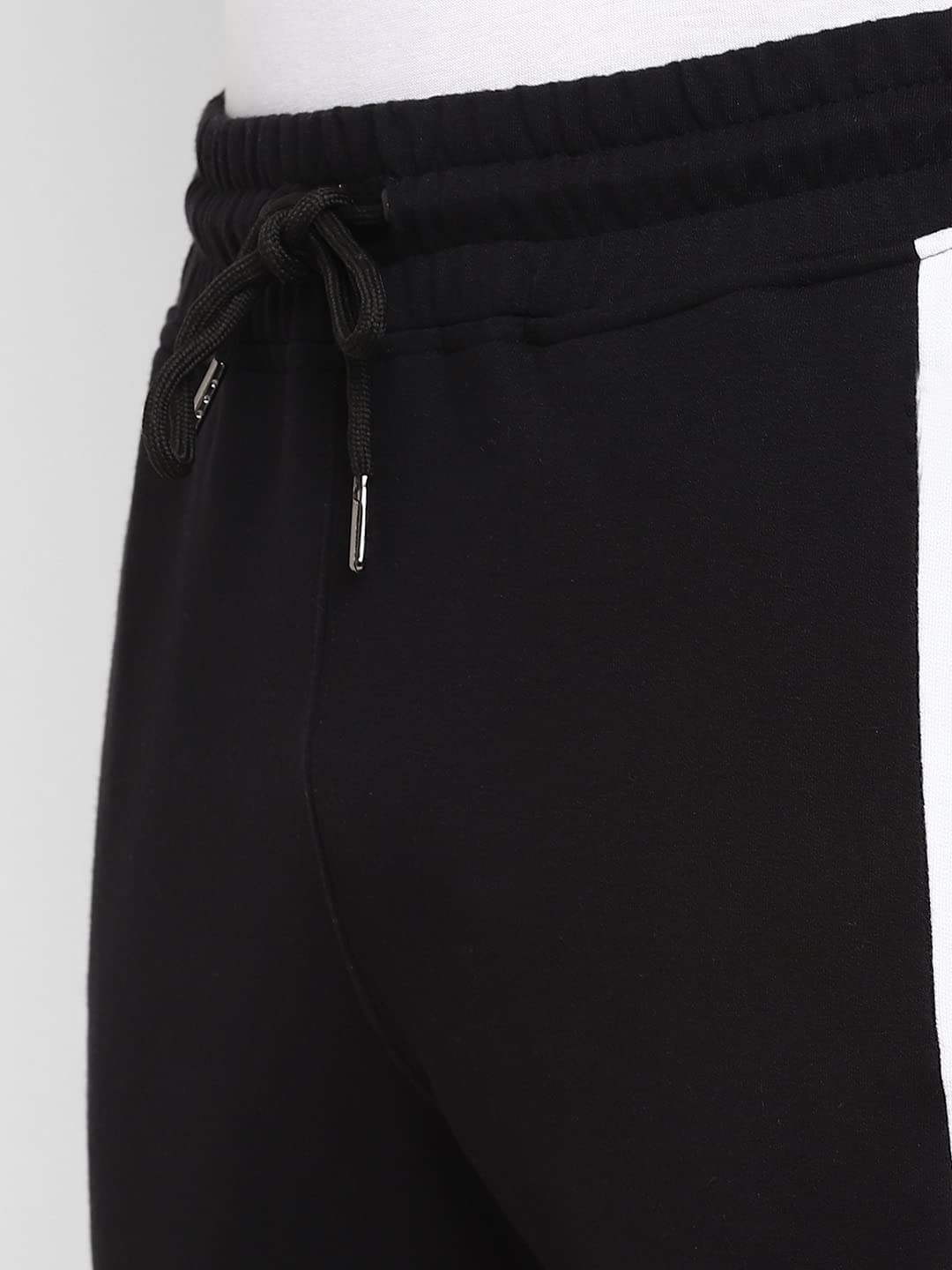 Alan Jones Clothing Men's Colour Blocked Solid Slim Joggers Track Pants