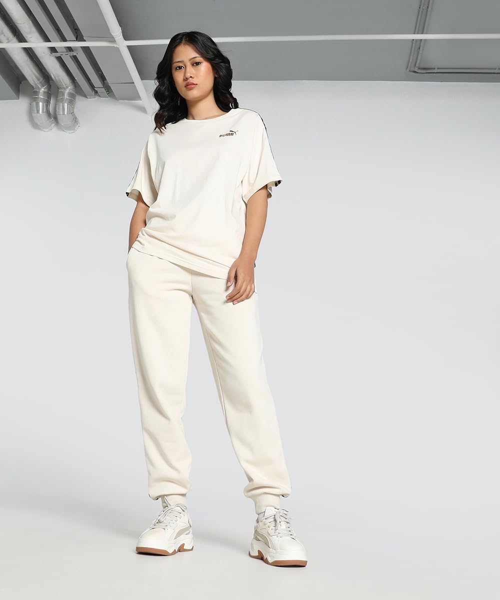 Puma Women's Solid Relaxed Fit T-Shirt