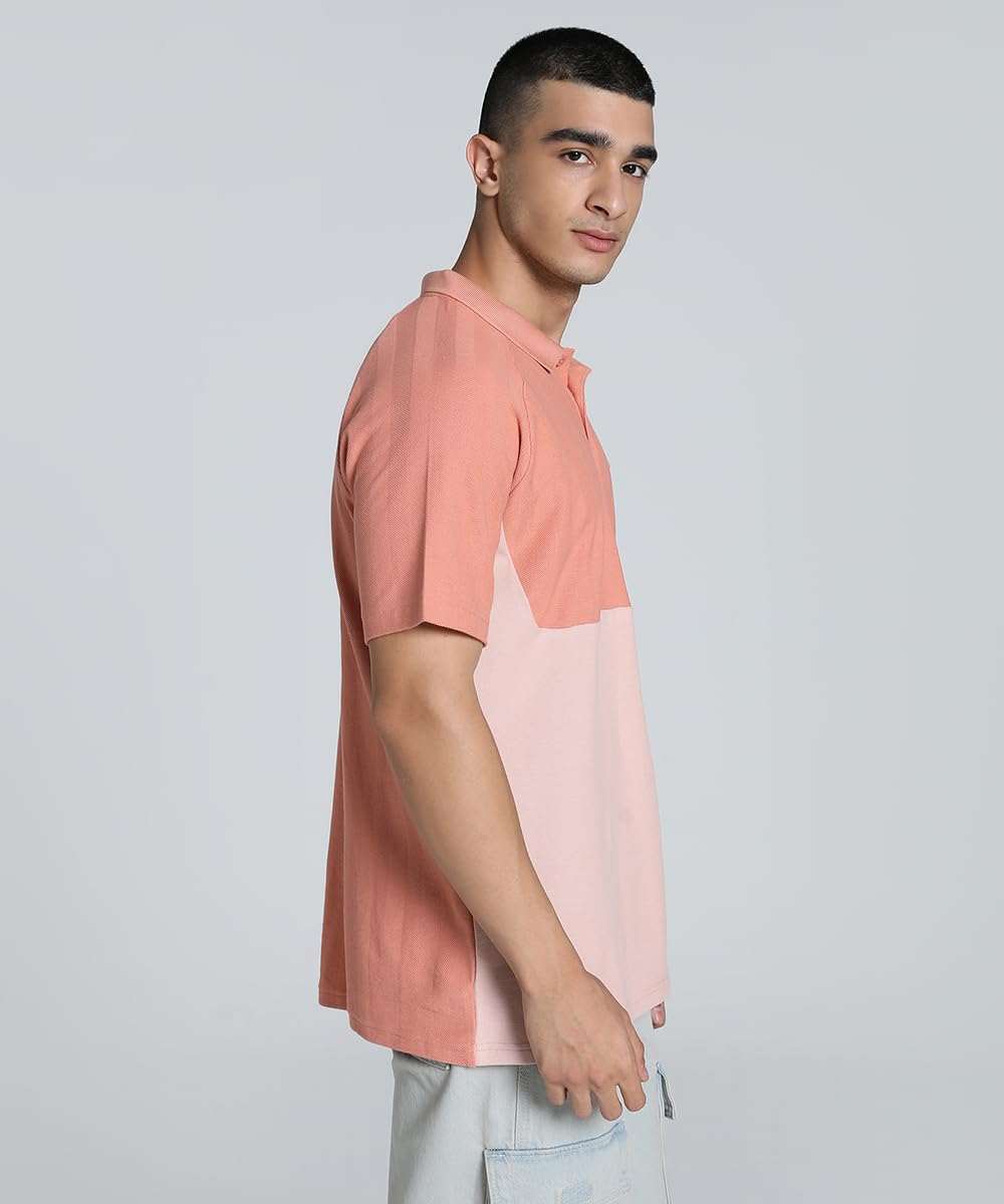 Puma Men's Color Block Regular Fit T-Shirt