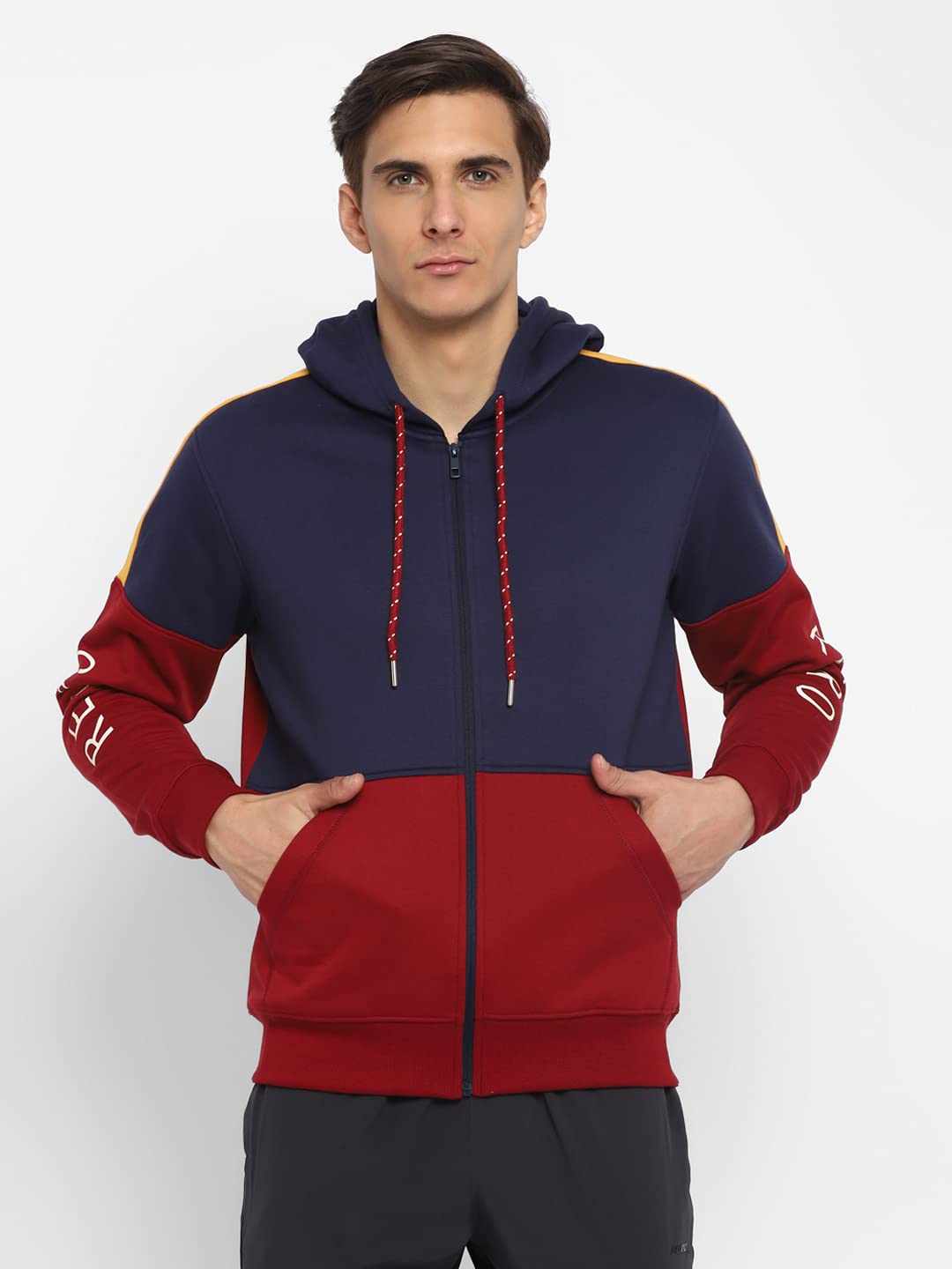 Alan Jones Clothing Men's Cotton Blend Hooded Neck Hoodies