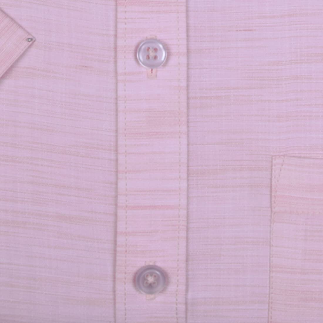 ACCOX Men's Cotton Linen Half Sleeves Solid Plain Self Design Regular Fit Formal Shirt for Men-GCR93