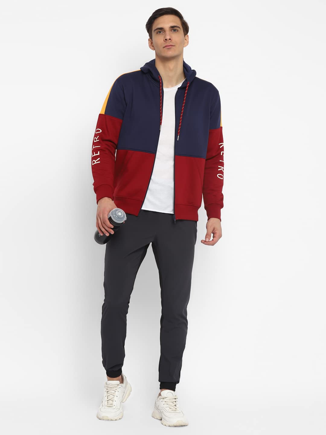 Alan Jones Clothing Men's Cotton Blend Hooded Neck Hoodies