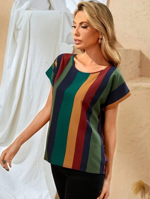 GRECIILOOKS Women's Casual Tops for Women Stylish Long