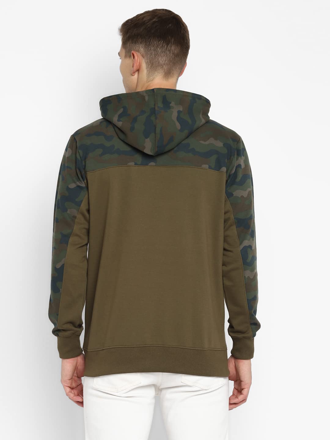 Alan Jones Clothing Mens Cotton Camouflage Hoodies Sweatshirt