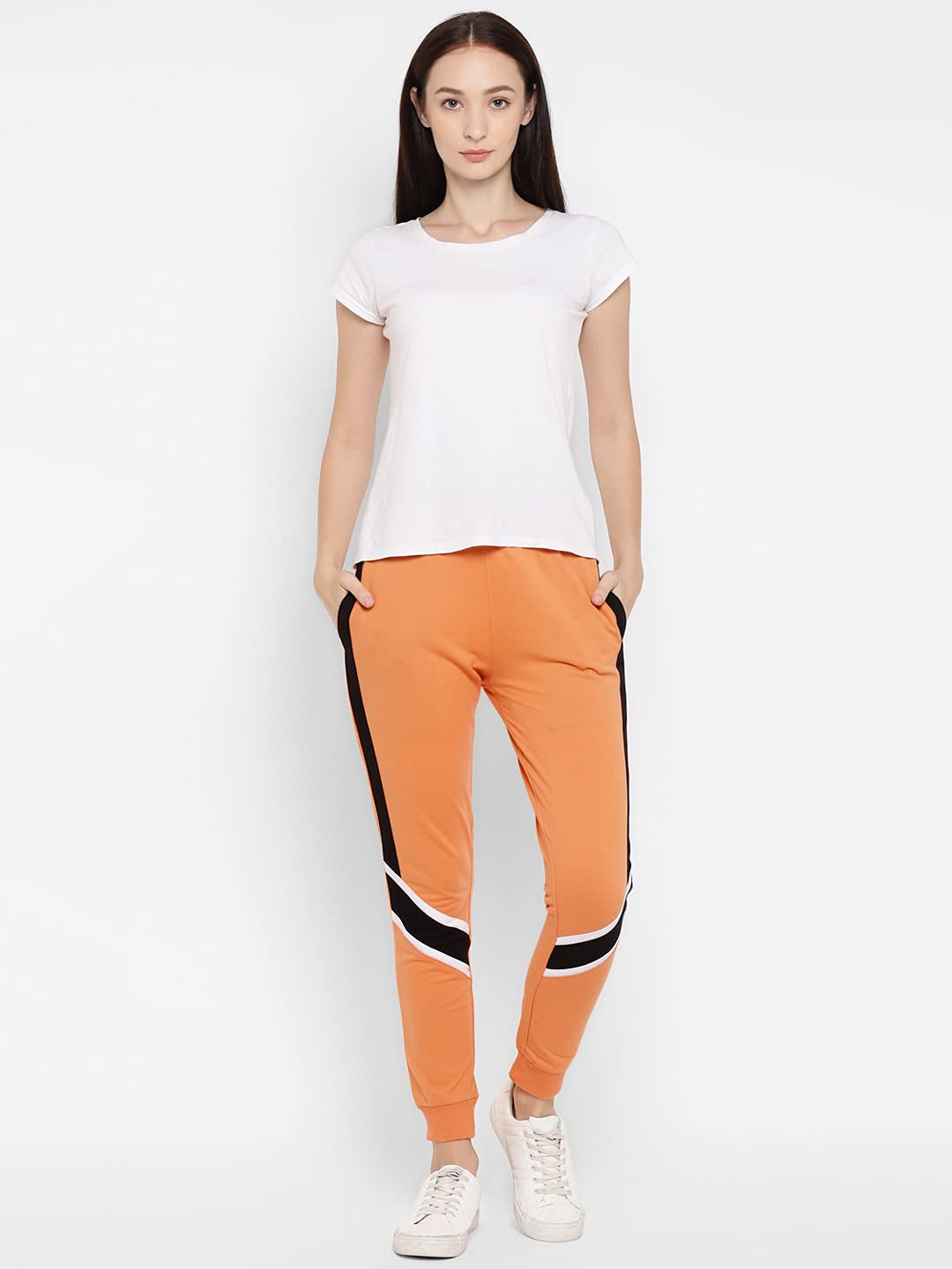 Alan Jones Clothing Women's Solid Joggers Trackpant