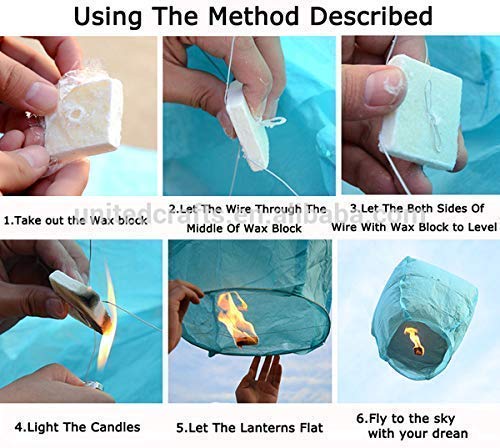 2VRN Sky Lanterns Multicolor Wishing Candle Hot Air Paper Balloon for Diwali Marriage Christmas All Festival Multicolor Balloon(Pack of 3)