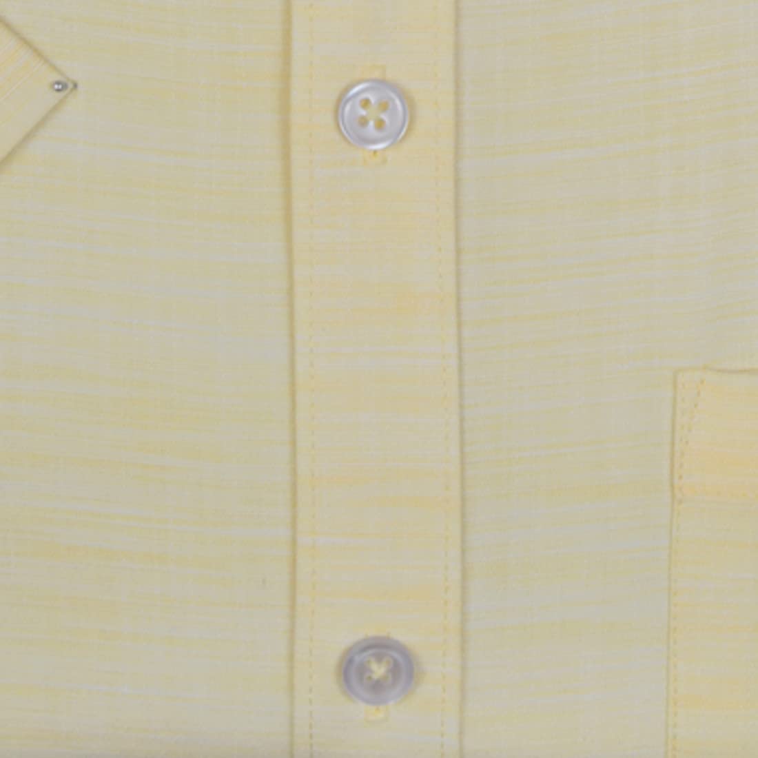 ACCOX Men's Cotton Linen Half Sleeves Solid Plain Self Design Regular Fit Formal Shirt for Men-GCR91