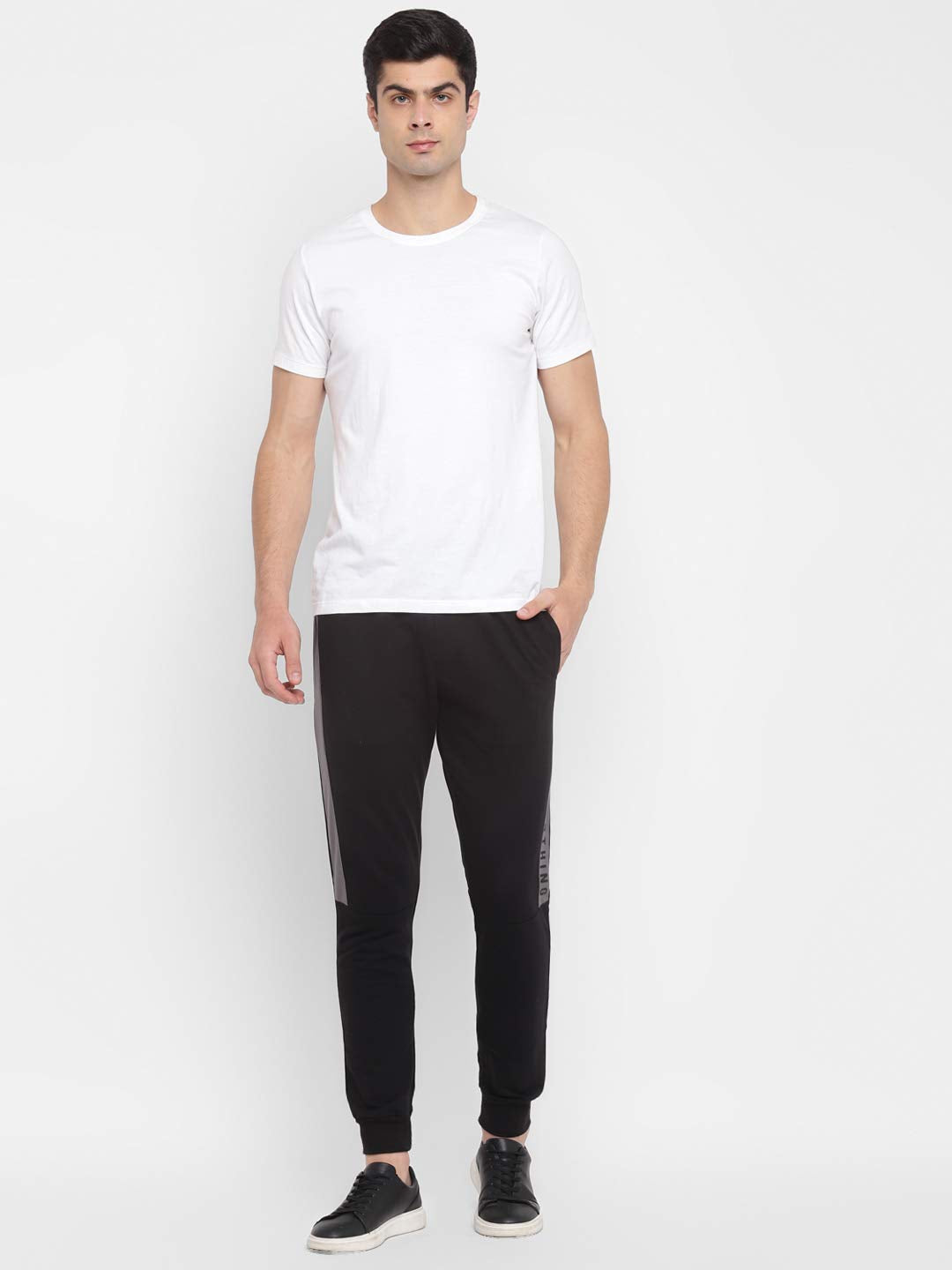 Alan Jones Clothing Men's Slim Fit Poly Cotton Track Pants