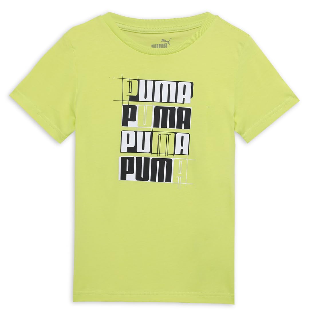 Puma Boy's Printed Regular Fit T-Shirt