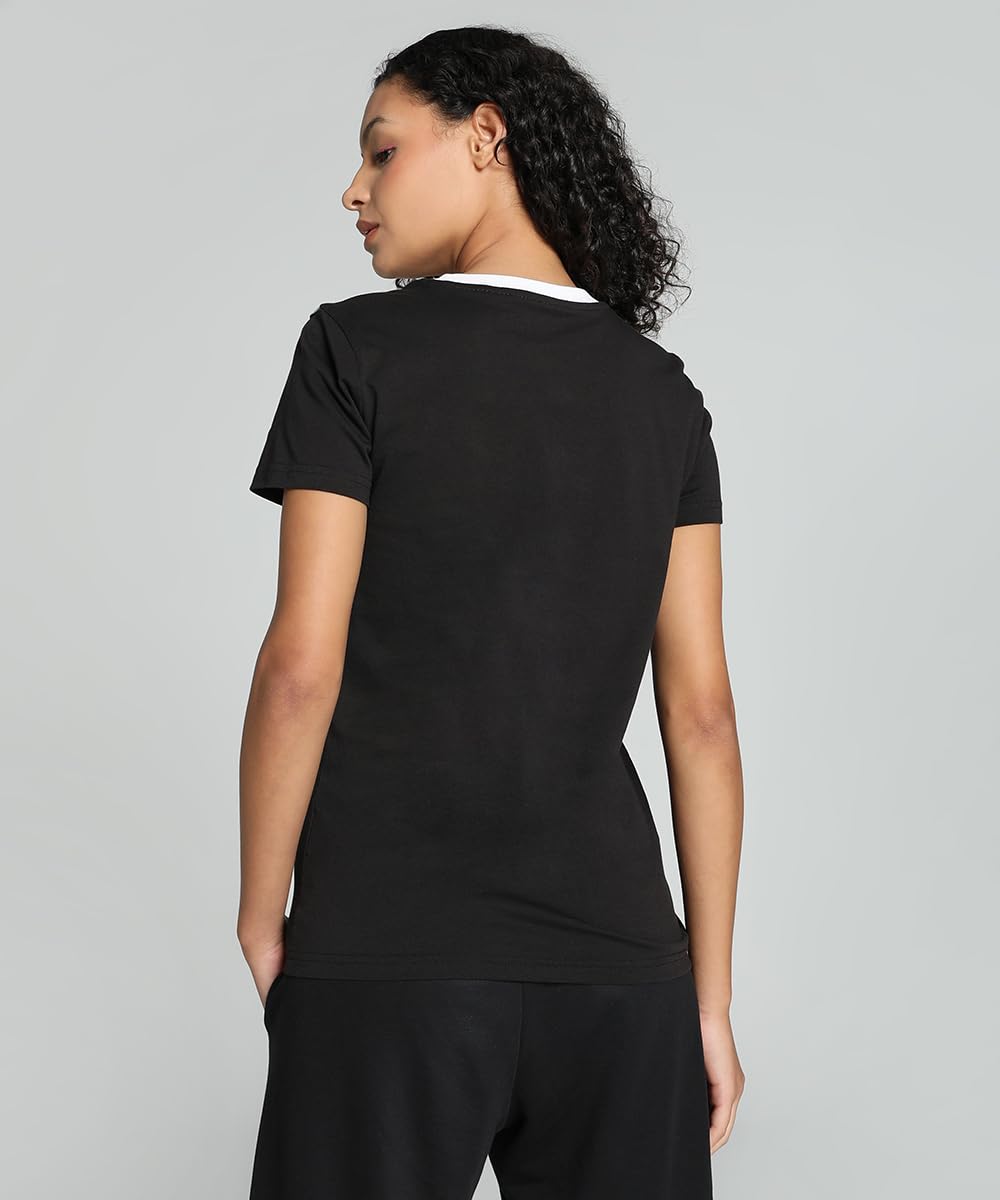 Puma Women's Color Block Regular Fit T-Shirt