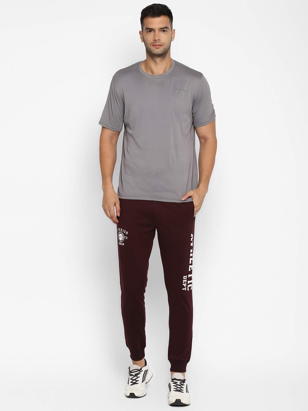 Alan Jones Clothing Men's Regular Fit Poly Cotton Track Pant