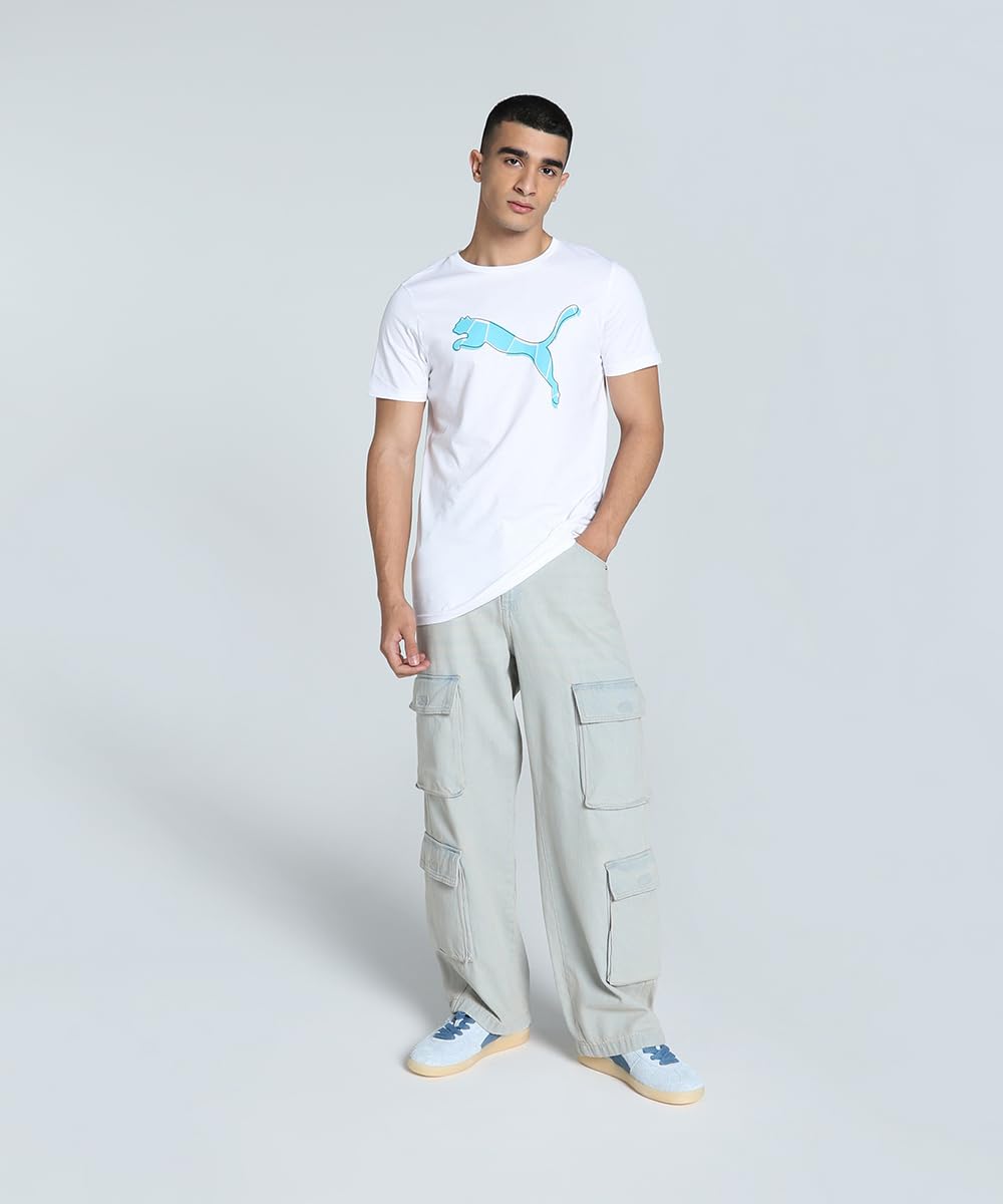 Puma Men's Solid Classic Fit Tees