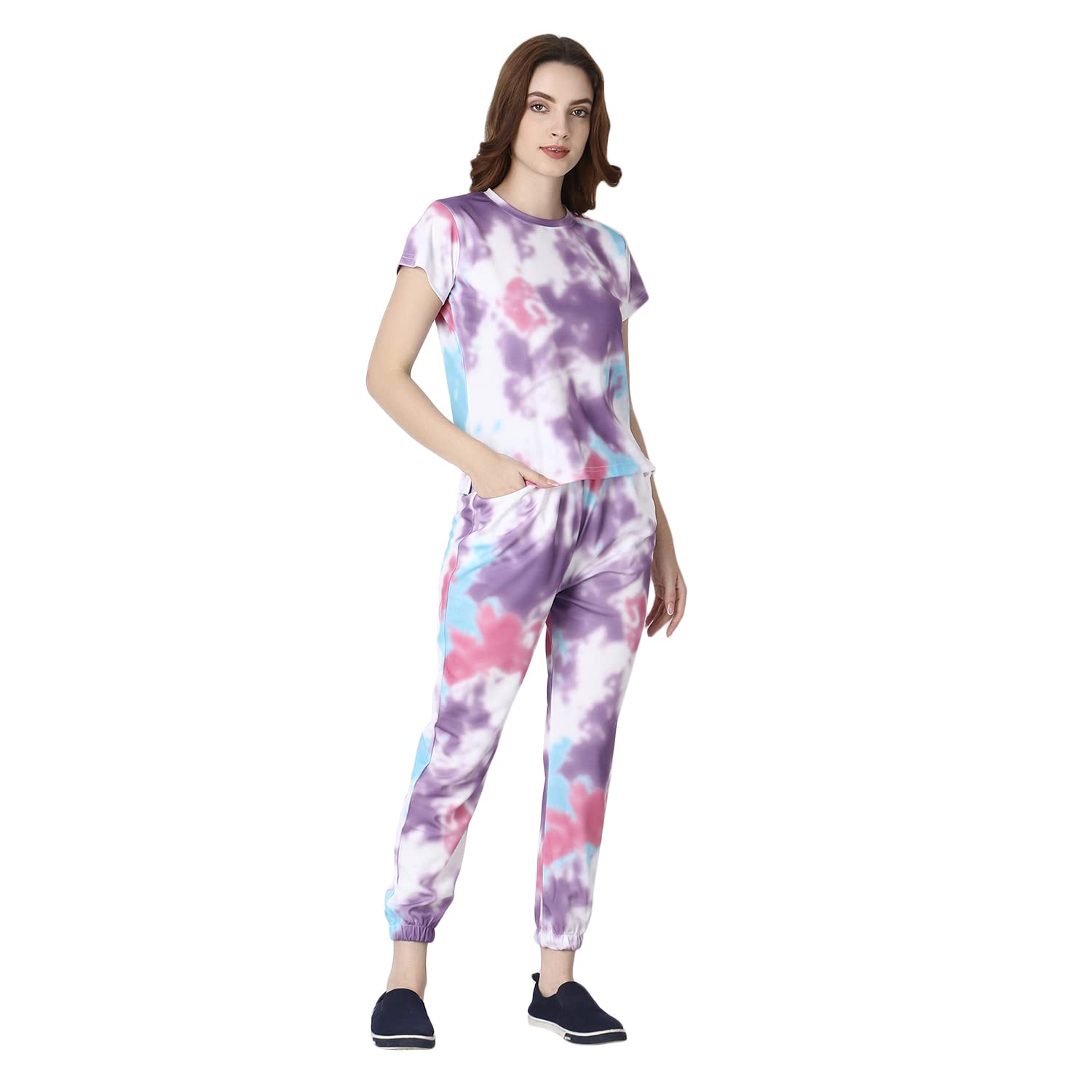 GRECIILOOKS Cotton Blend Co-Ord Set for Women