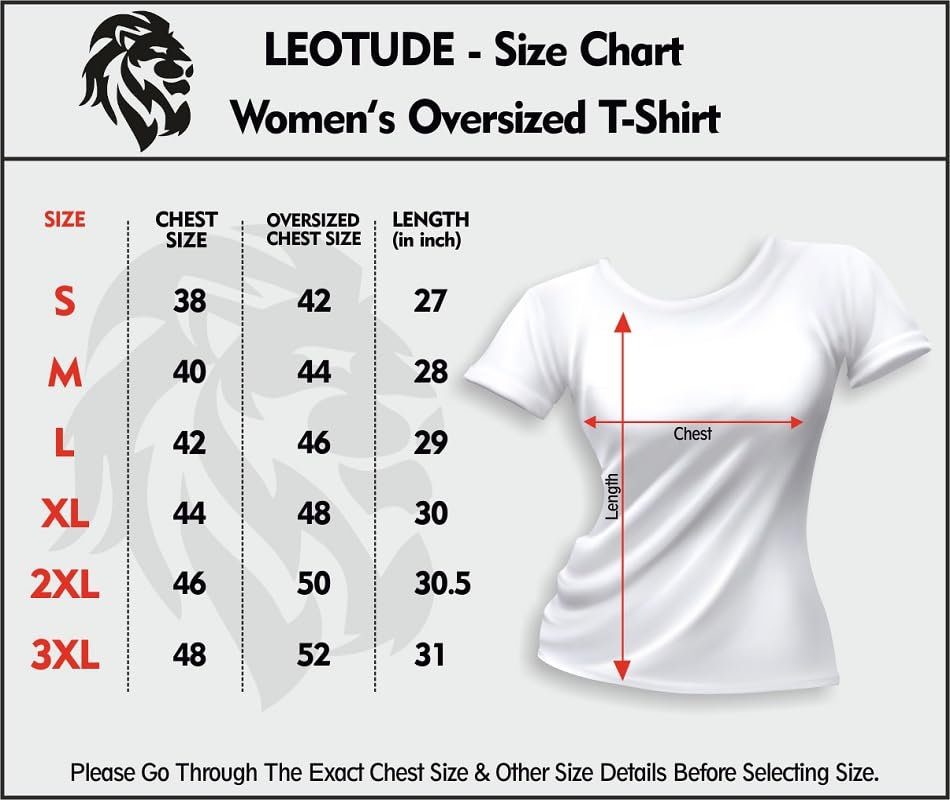 LEOTUDE Women's Short Sleeve with Round Neck, Oversized Longline Drop Shoulder T-Shirt