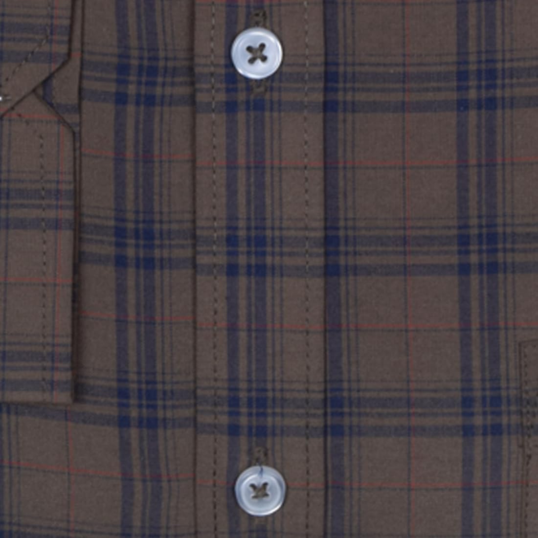 ACCOX Men's Breathable Cotton Full Long Sleeves Checkered Regular Fit Formal Shirt for Men (O_GCR394)