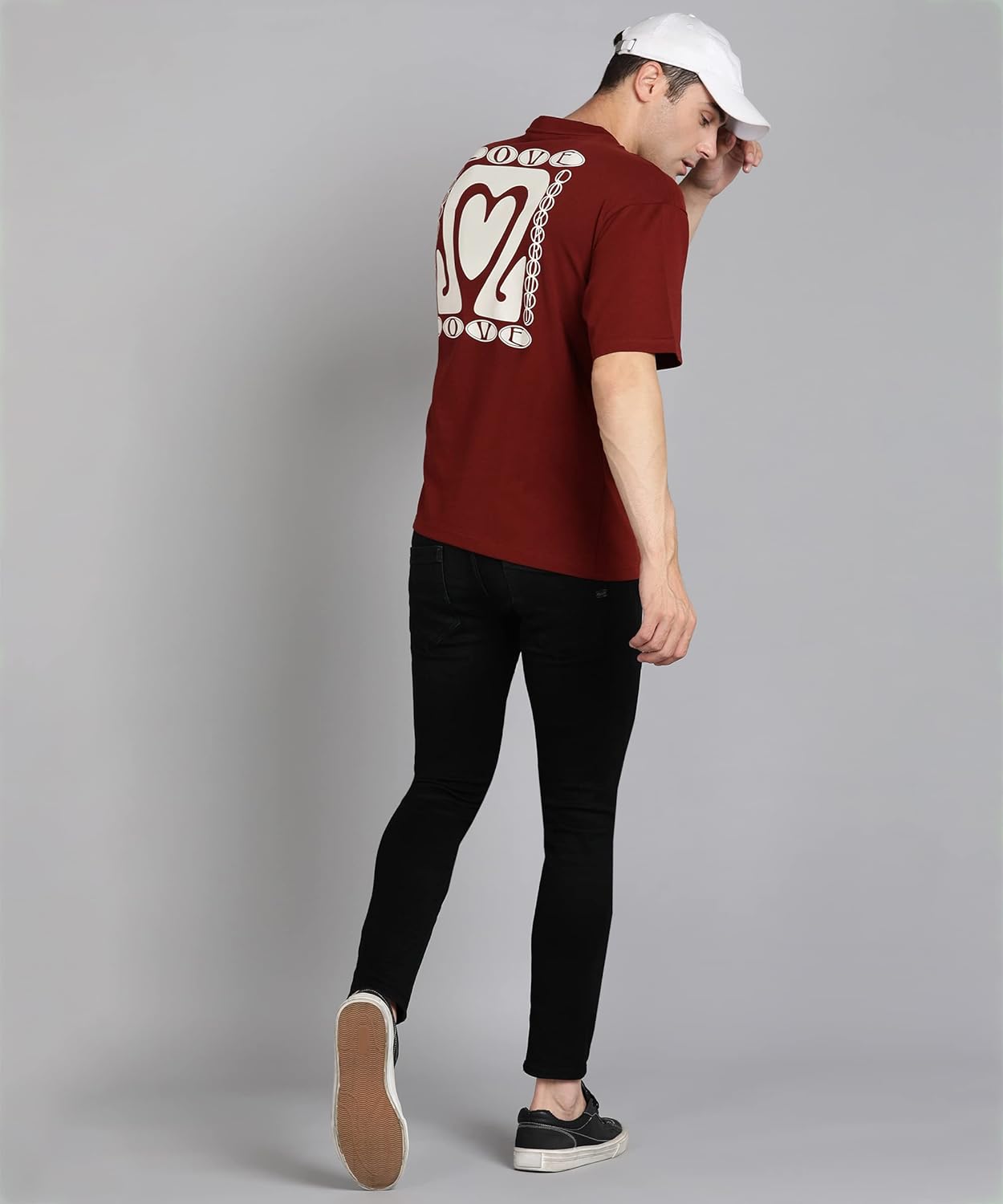 Alan Jones Clothing Men's Printed Premium Heavy Gauge Cotton Oversized T-Shirt-2