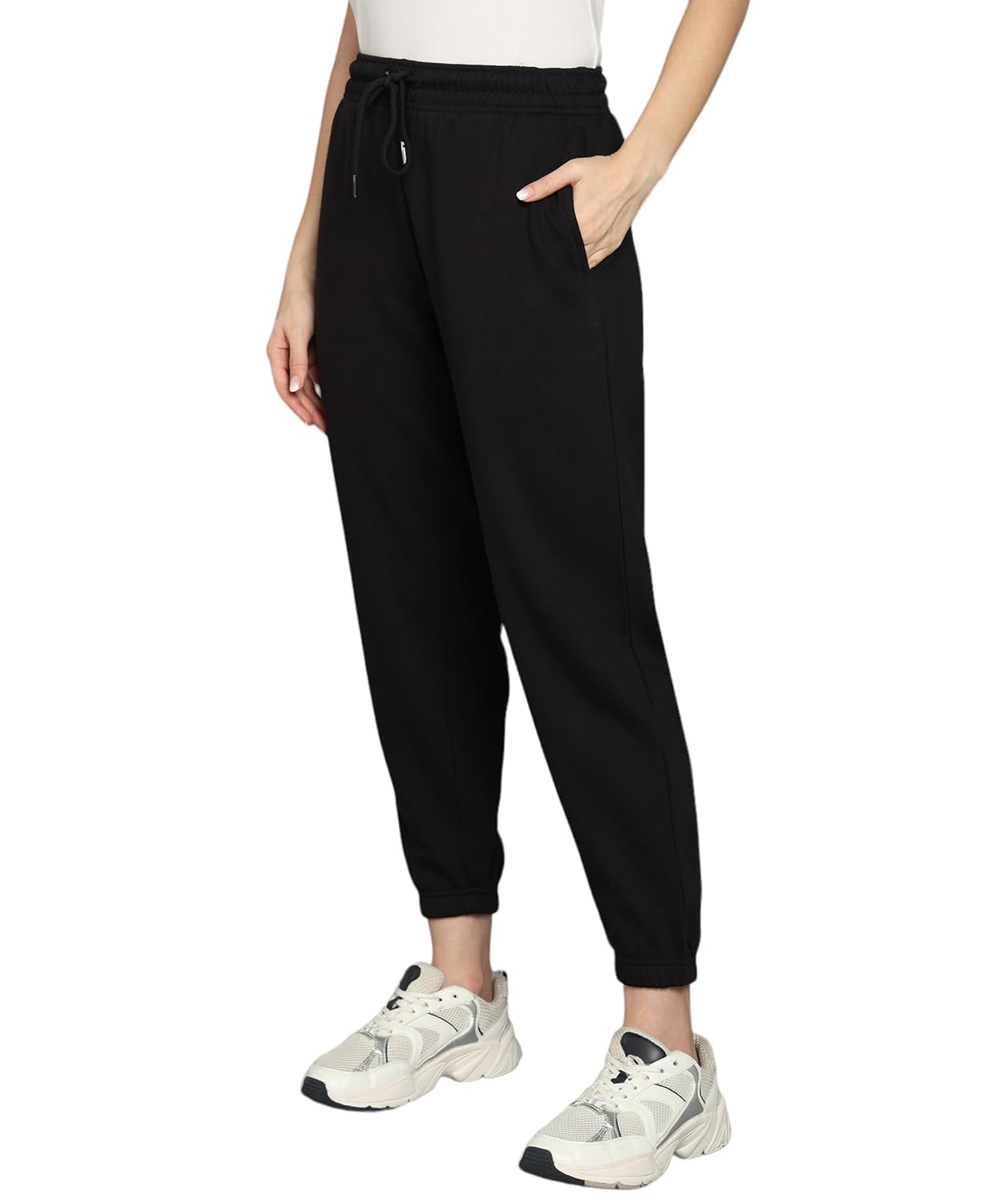 Alan Jones Clothing Women Fleece Jogger Regular Pants Winterwear
