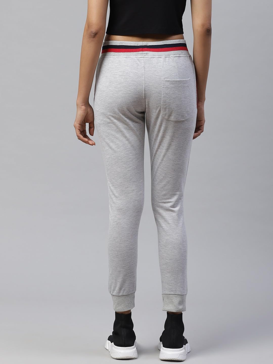 Alan Jones Clothing Women Solid Slim Fit Joggers Track Pants