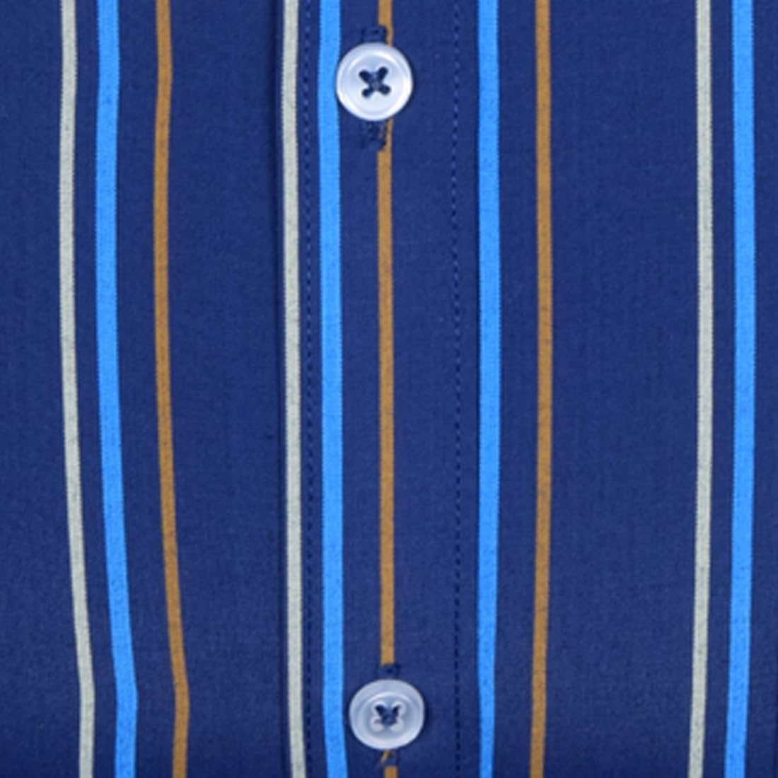 ACCOX Men's Breathable Cotton Full Sleeves Regular Fit Striped Checkered Formal Shirt for Men (O_GCR375)