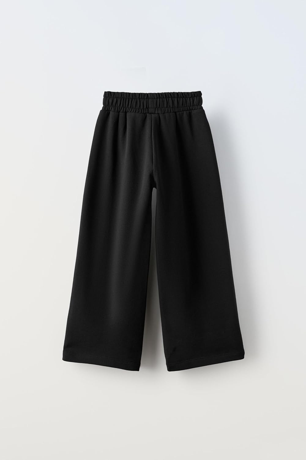 Alan Jones Clothing Solid Cotton Wide Legs Girls Trackpant