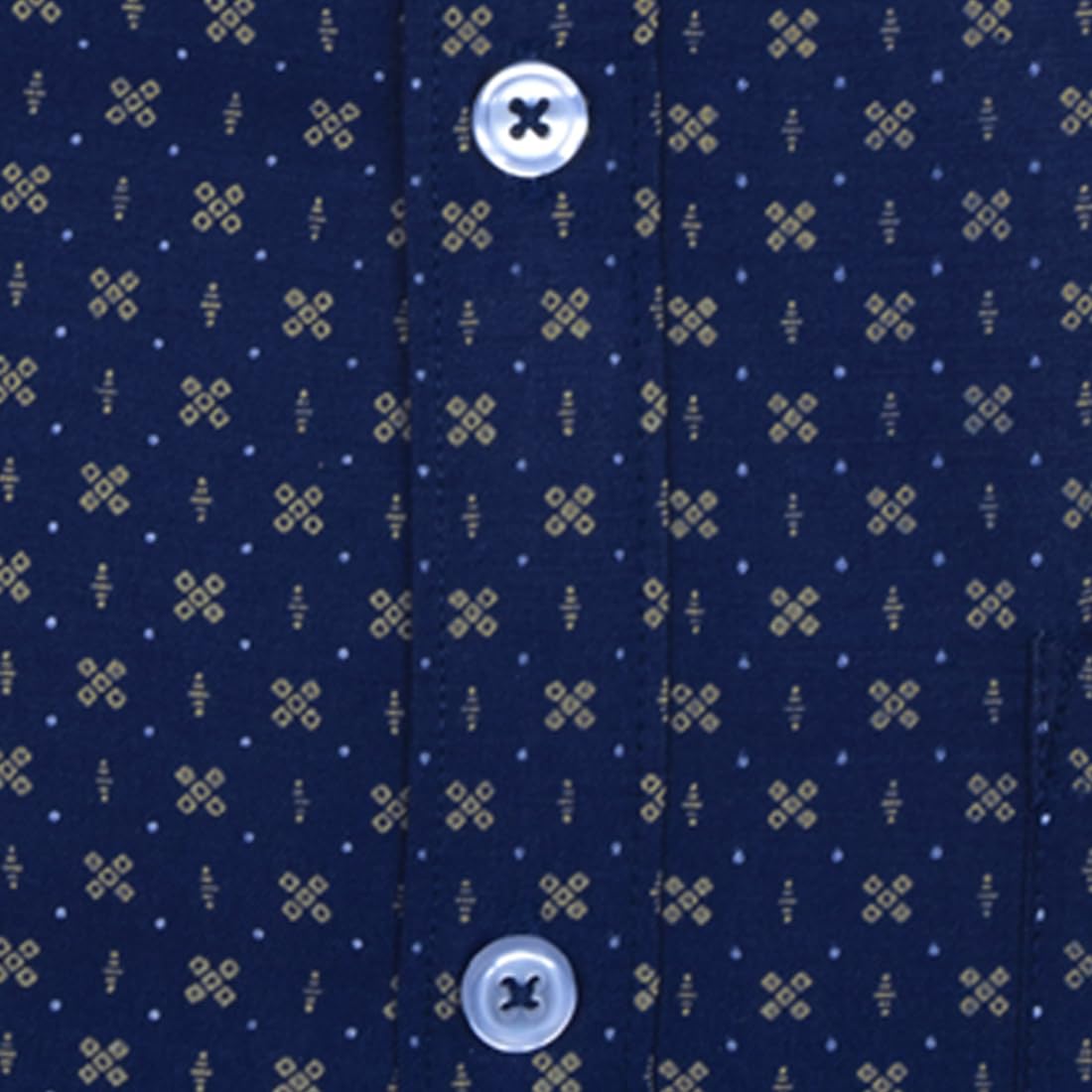 ACCOX Men's Breathable Cotton Half Sleeves Regular Fit Printed Formal Shirt for Men (GCR243)