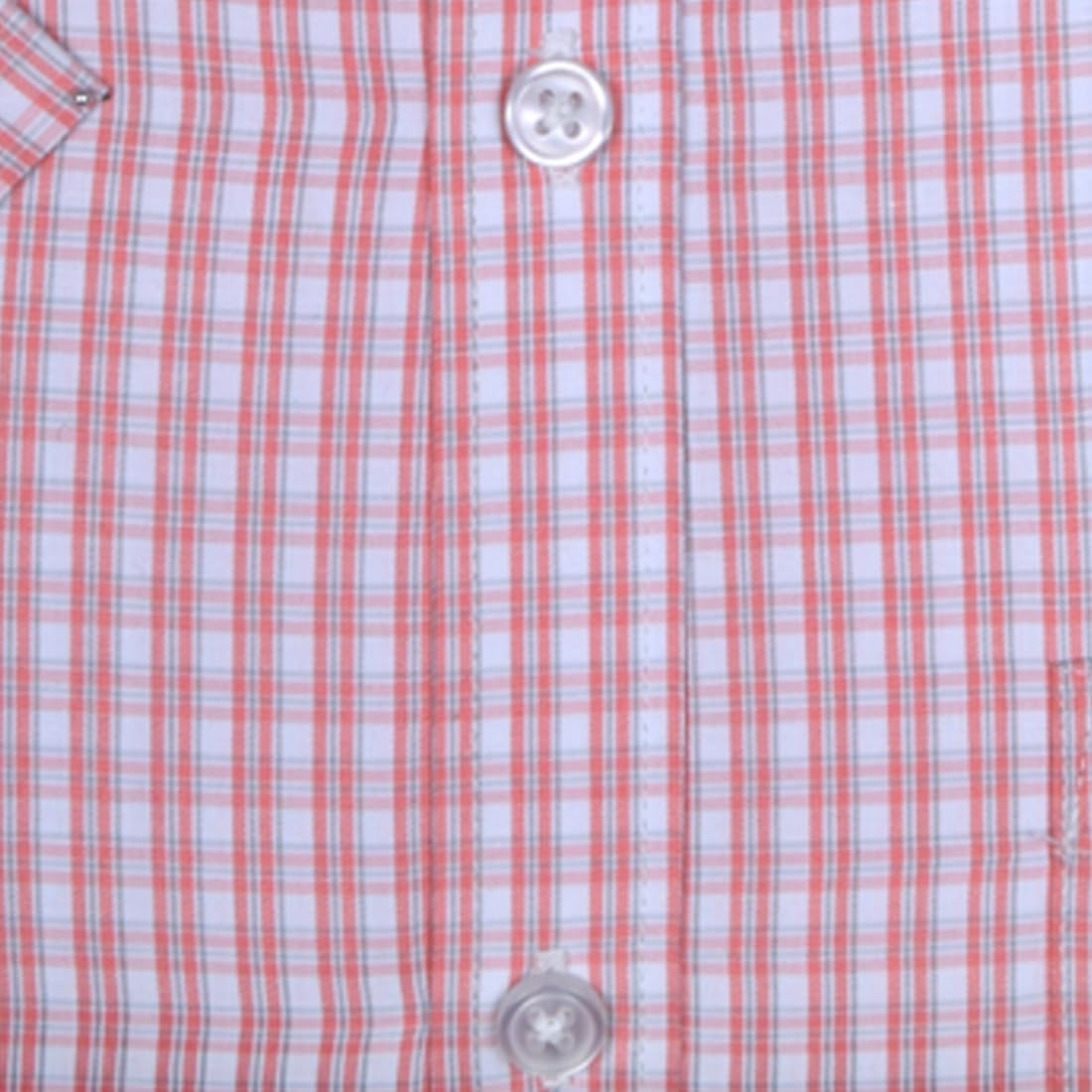 Accox Men's Cotton Checkered Formal Shirt (B0D7VRQ381)