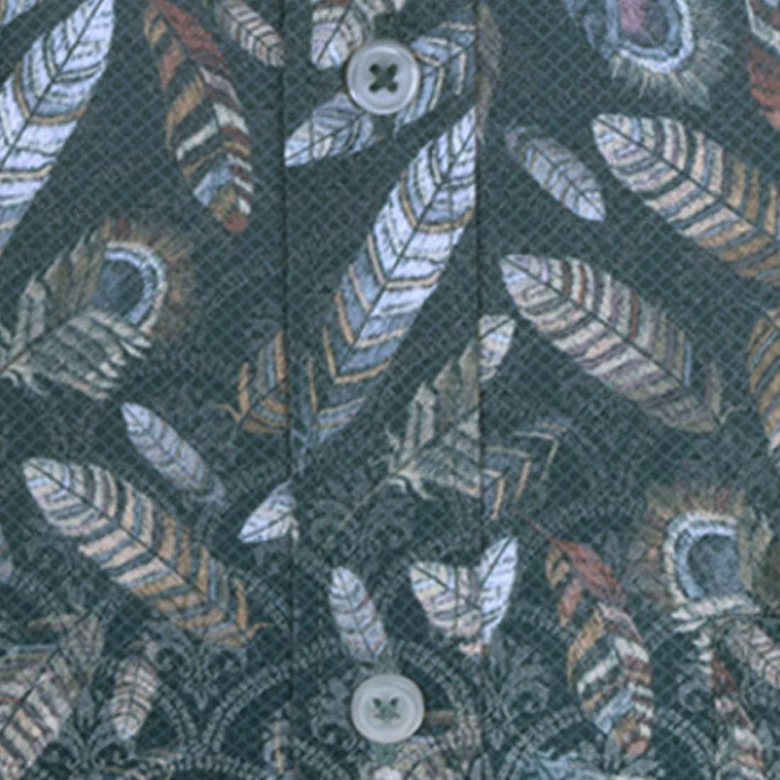 Accox Men's Cotton Printed Formal Shirt (B0DJ5JCN83)