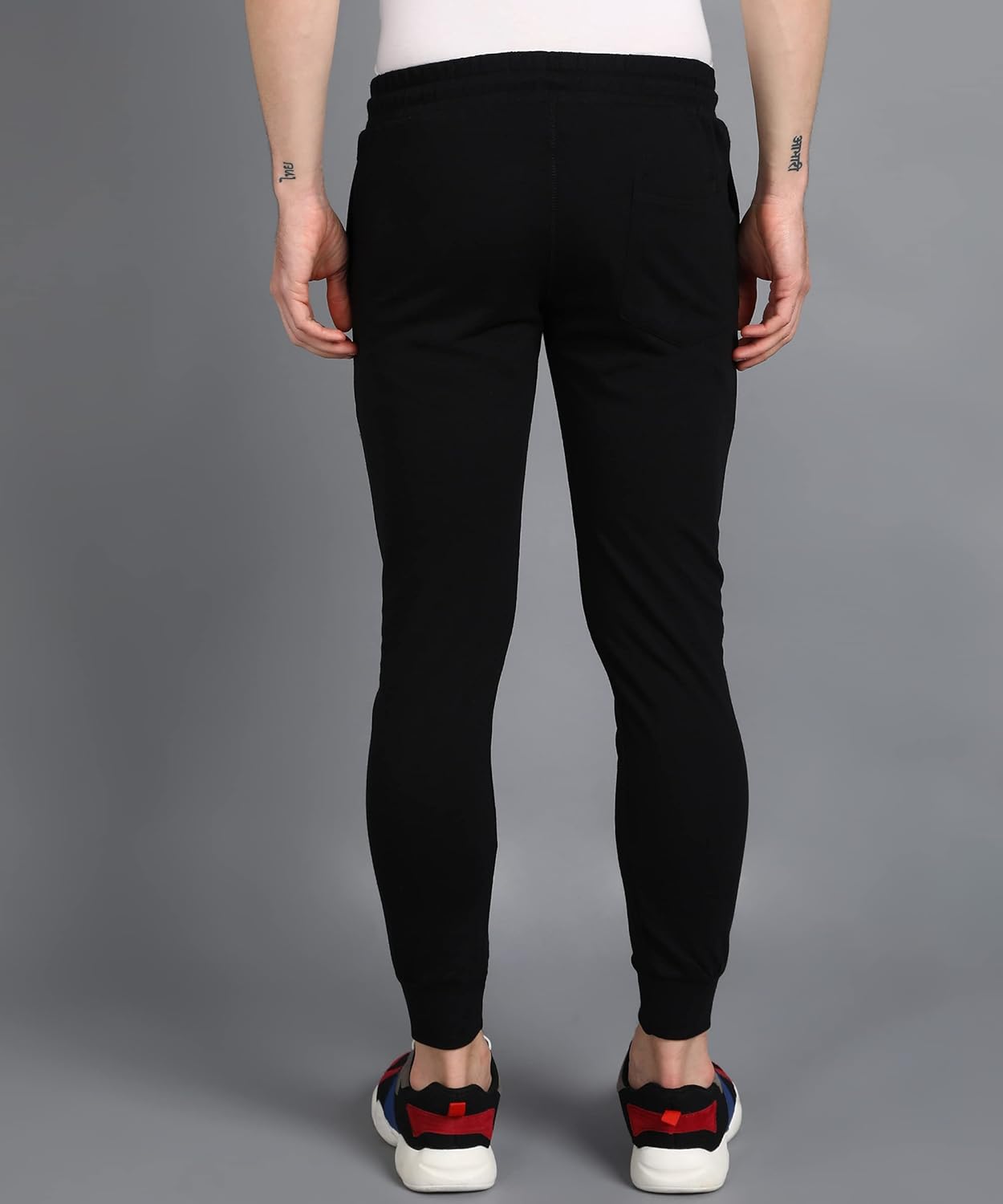 Alan Jones Clothing Men's Slim Fit Cotton Blend Track Pant