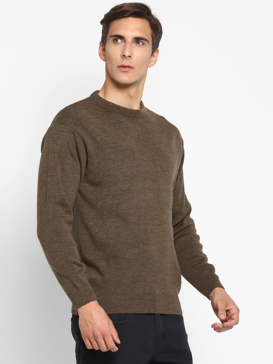 Alan Jones Clothing Men's Acrylic Round Neck Sweater
