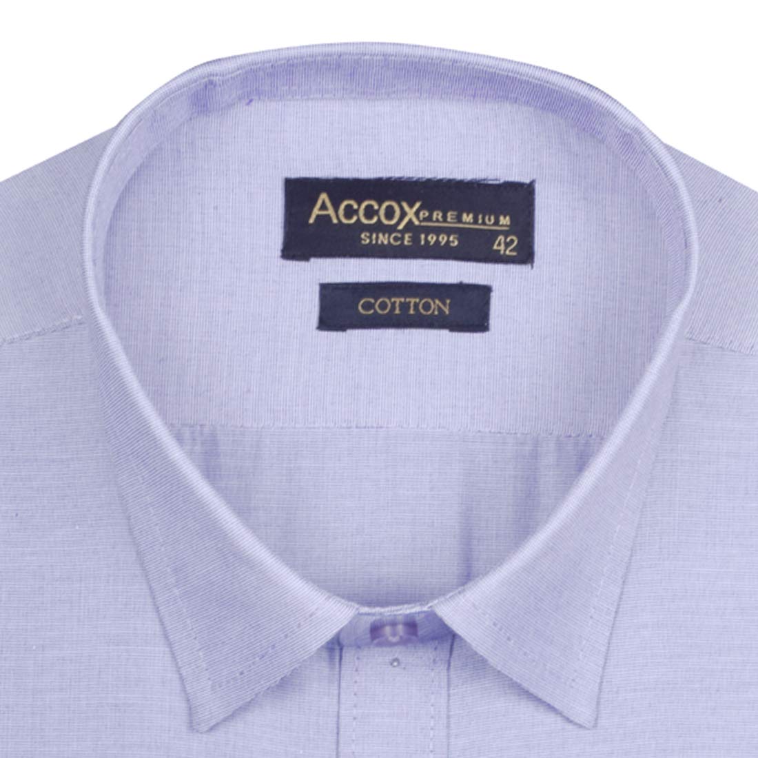 Accox Men's Cotton Plain Formal Shirt (B08JJ53392)