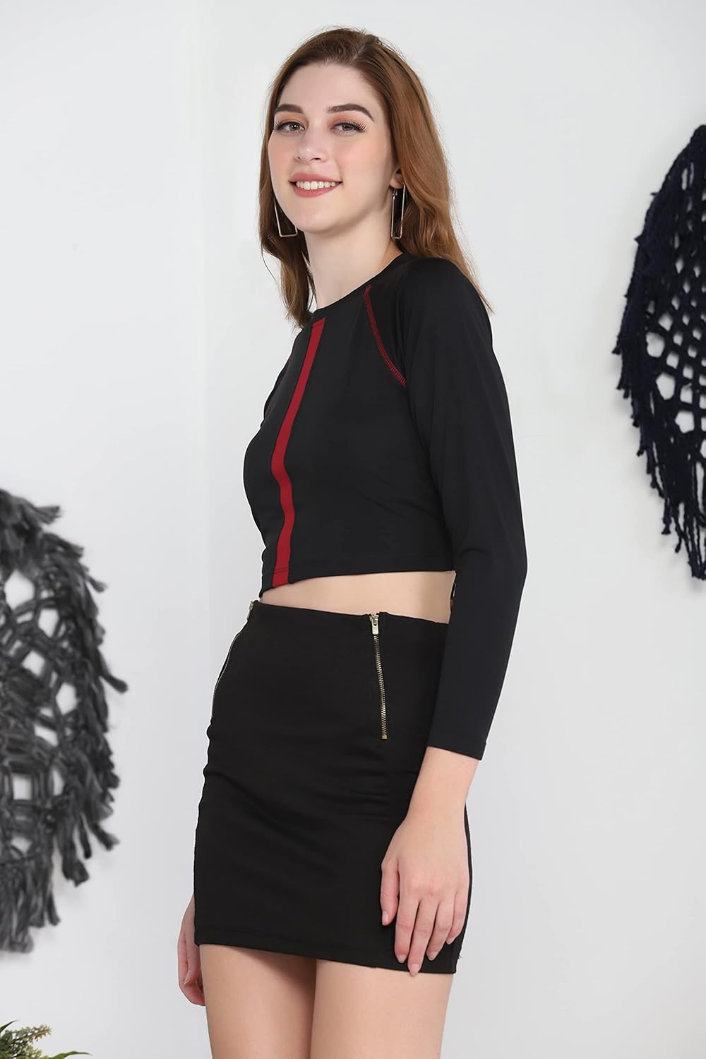 GRECIILOOKS Women's Floral Regular Fit Top