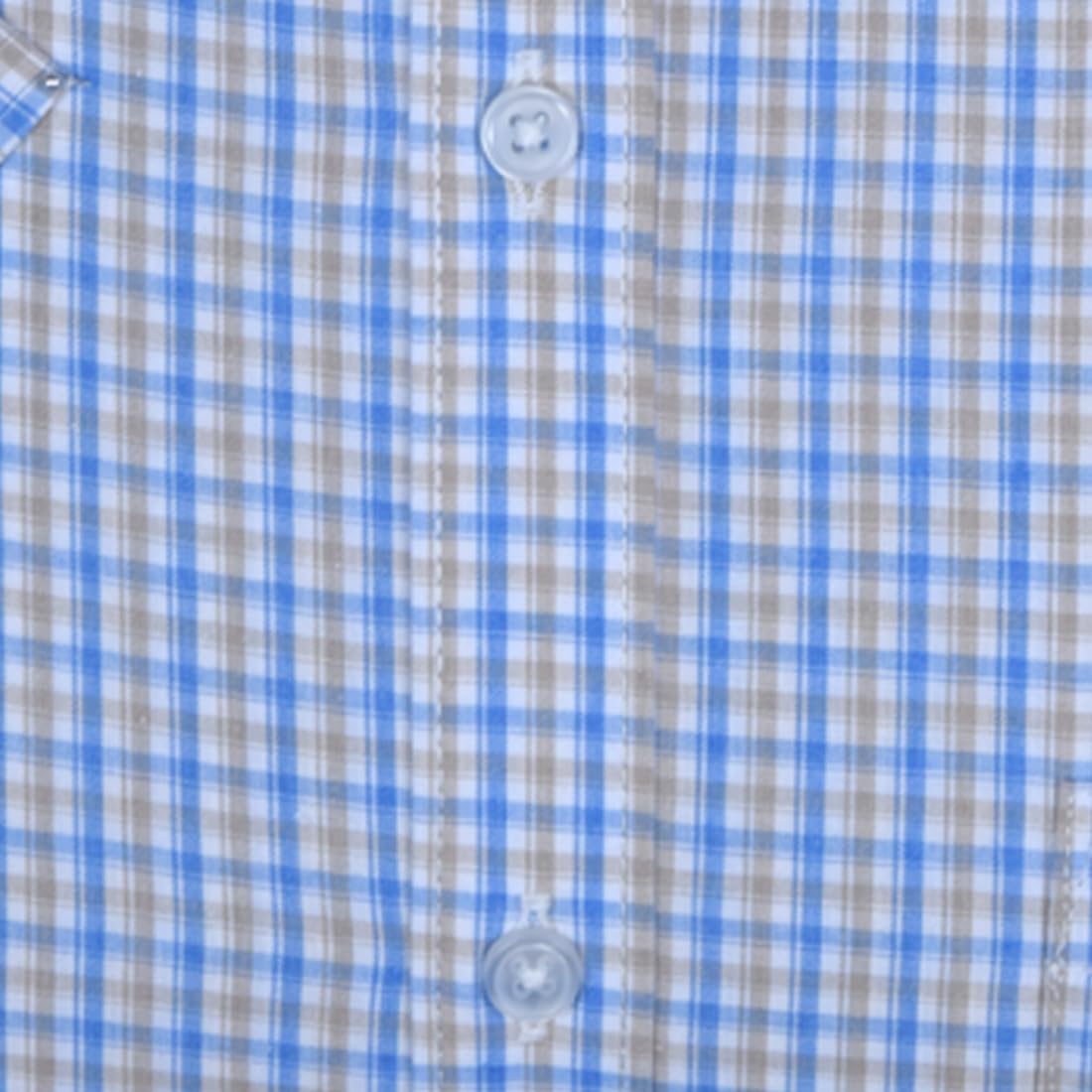 ACCOX Men's Breathable Cotton Half Sleeves Checkered Regular Fit Formal Shirt for Men (O_GCR406)