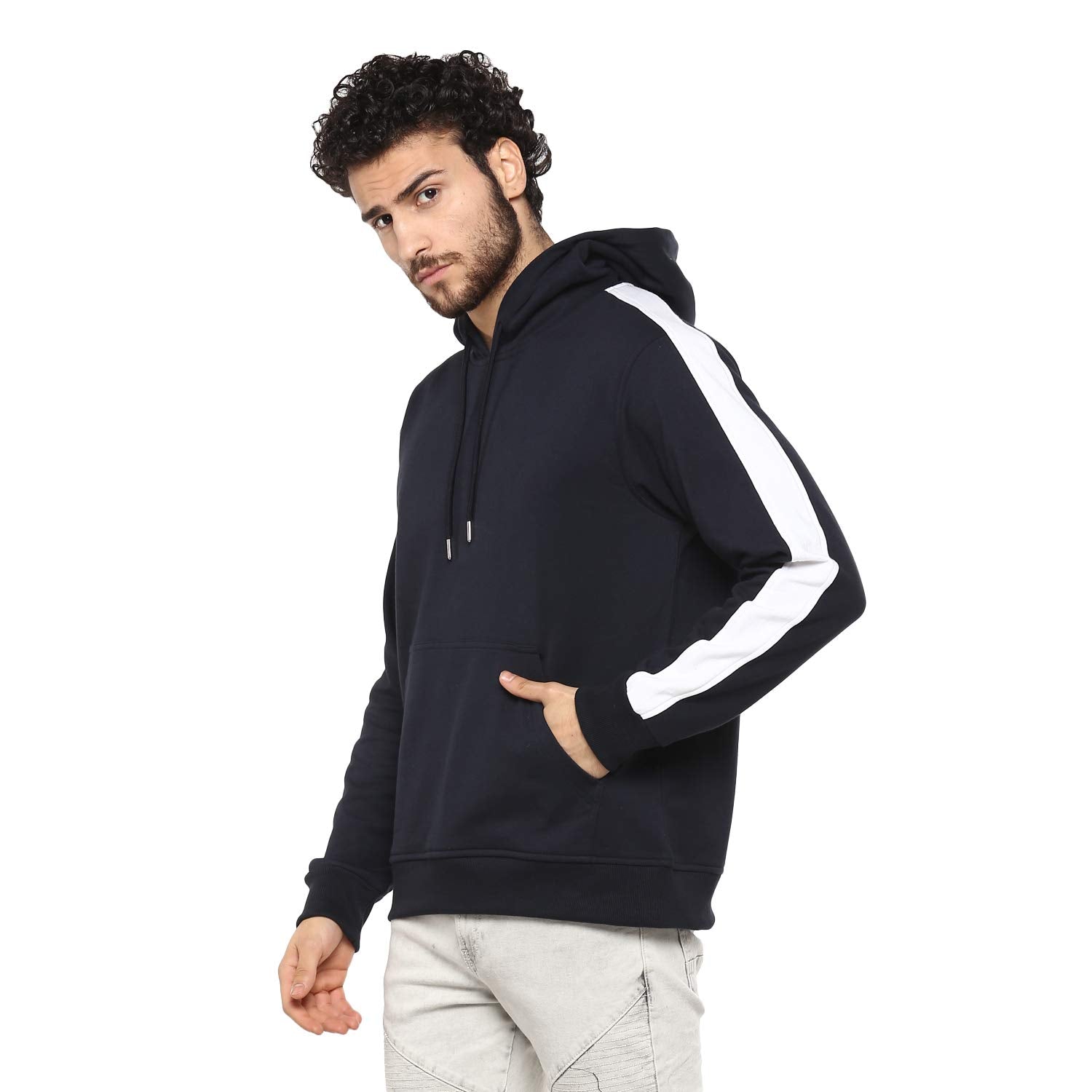 Alan Jones Clothing Men's Fleece Hooded Hoodie-3